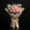15 Pink Rose Bouquet for Anniversary bloomsandbeansae
