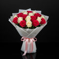 20 Pink & White Rose Bouquet for Birthday bloomsandbeansae