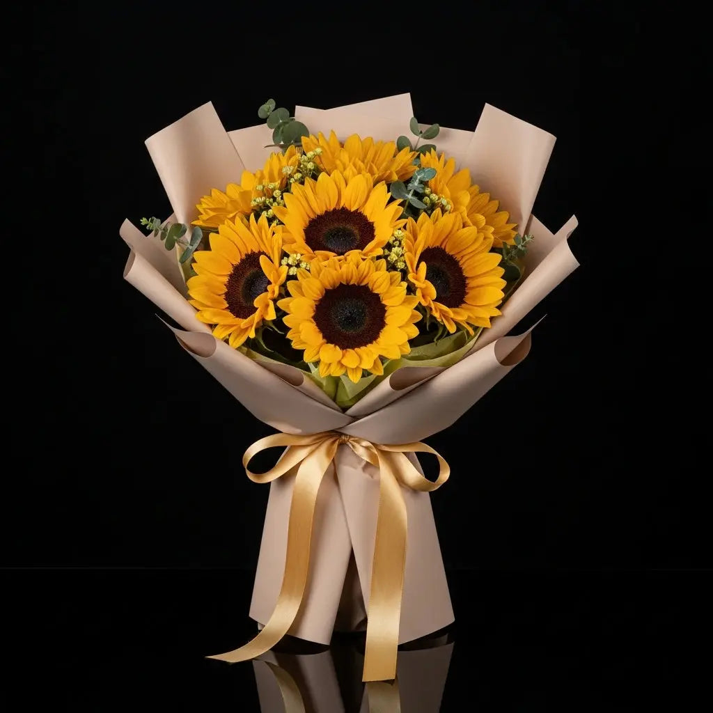 7 Sunflower Bouquet for Birthday bloomsandbeansae