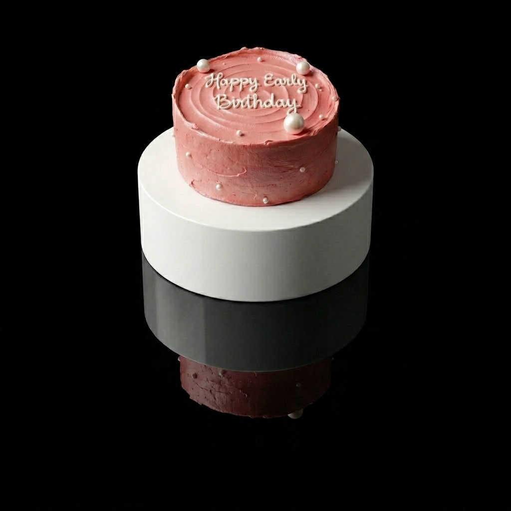 Adorable Pink Vanilla Dream Cake bloomsandbeansae