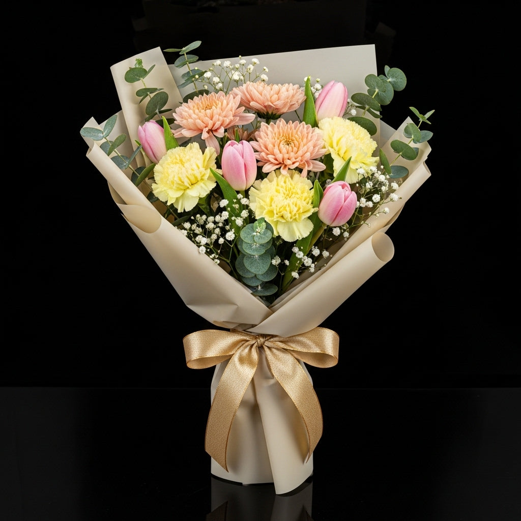 Bright Horizon Mixed Blooms Graduation Bouquet bloomsandbeansae