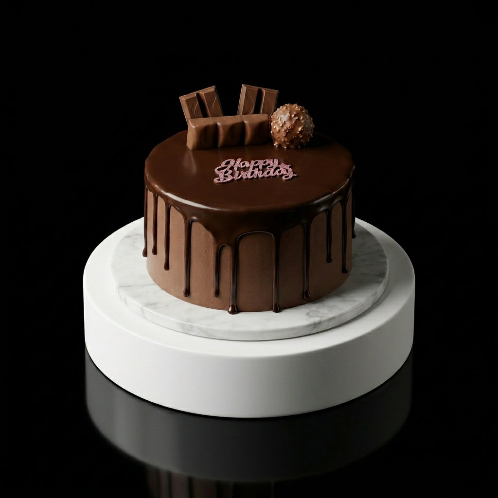 Classic Rich Chocolate Celebration Cake bloomsandbeansae