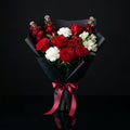 Eid Elegance Bouquet of Red Roses, Carnations & Alstroemeria bloomsandbeansae