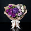 Fresh Purple & White Bouquet with Hydrangea for Father’s Day bloomsandbeansae