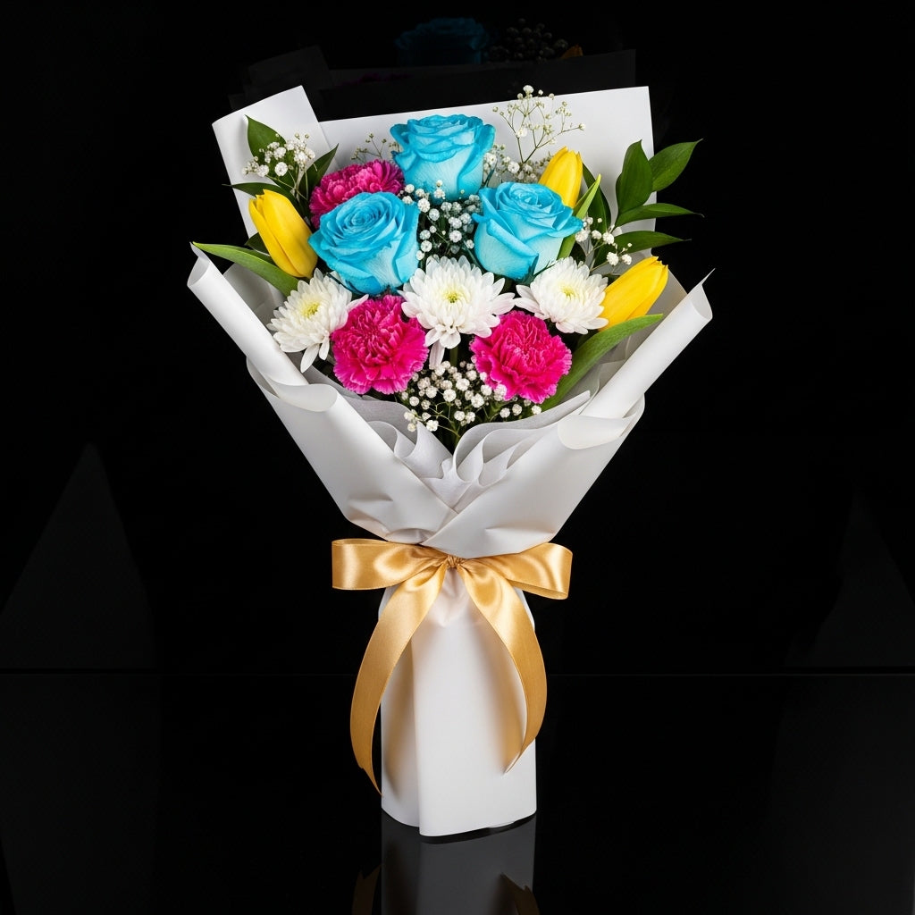 Mixed Flowers Success Bouquet bloomsandbeansae
