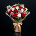 Mixed Roses Happiness Bouquet bloomsandbeansae