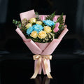 Mother’s Day Vibrant Tulip & Rose Mixed Bouquet bloomsandbeansae