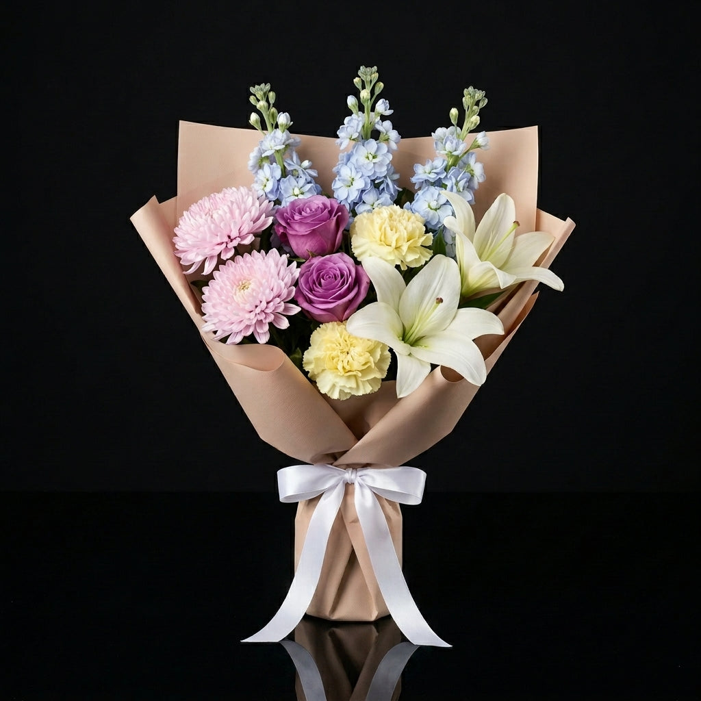 Teacher’s Day Vibrant Mixed Flower Bouquet bloomsandbeansae