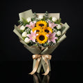 Women’s Day Sunshine Sunflower & Lily Bouquet bloomsandbeansae