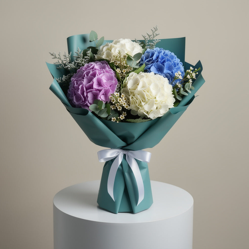 Adorable Mixed Hydrangea Bouquet