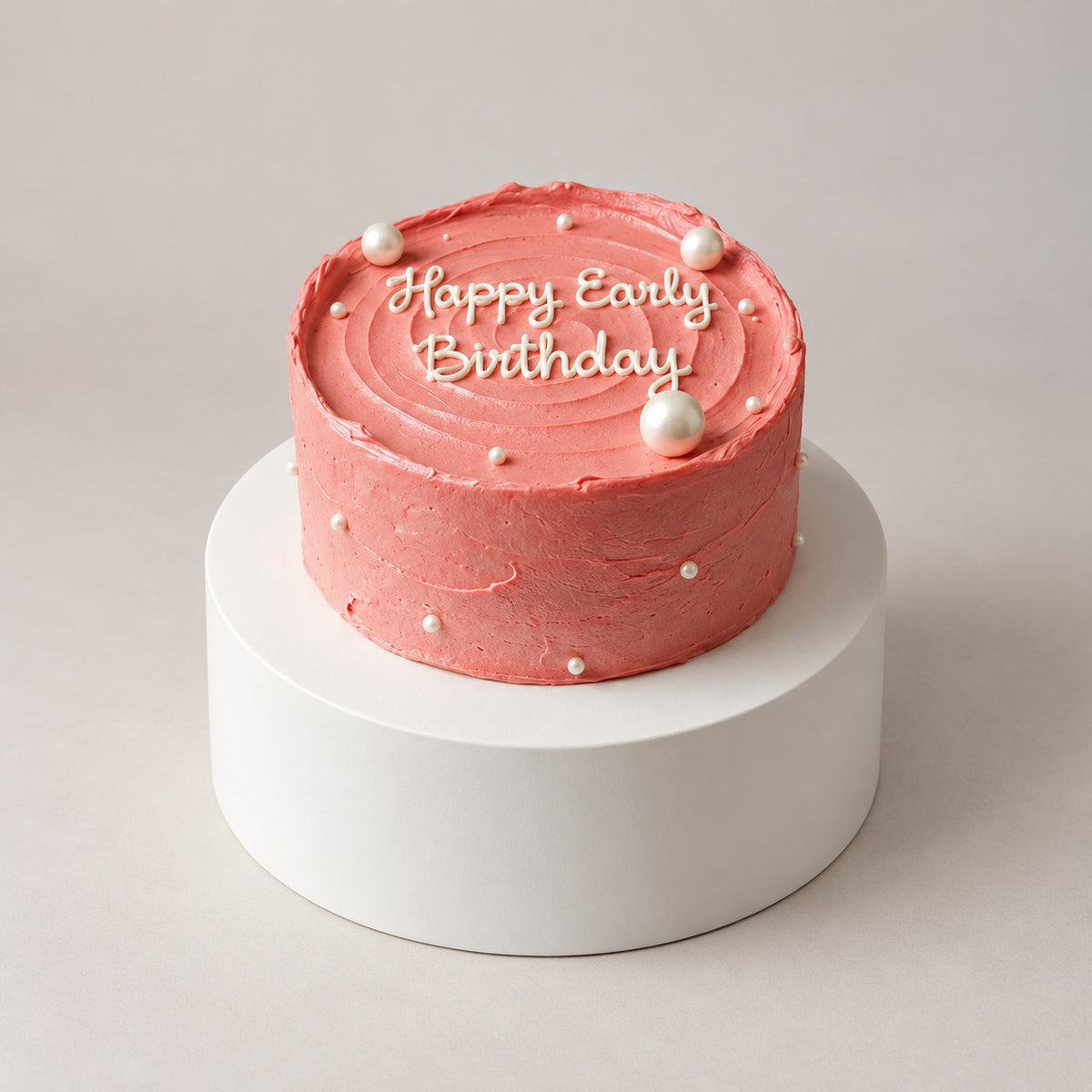 Adorable Pink Vanilla Dream Cake