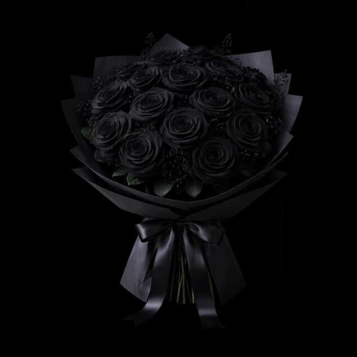 Black Rose Bouquet