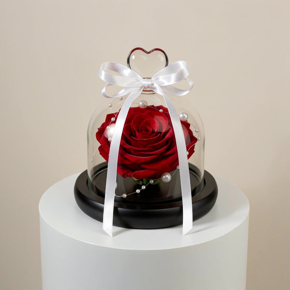Red Small Preserved Rose