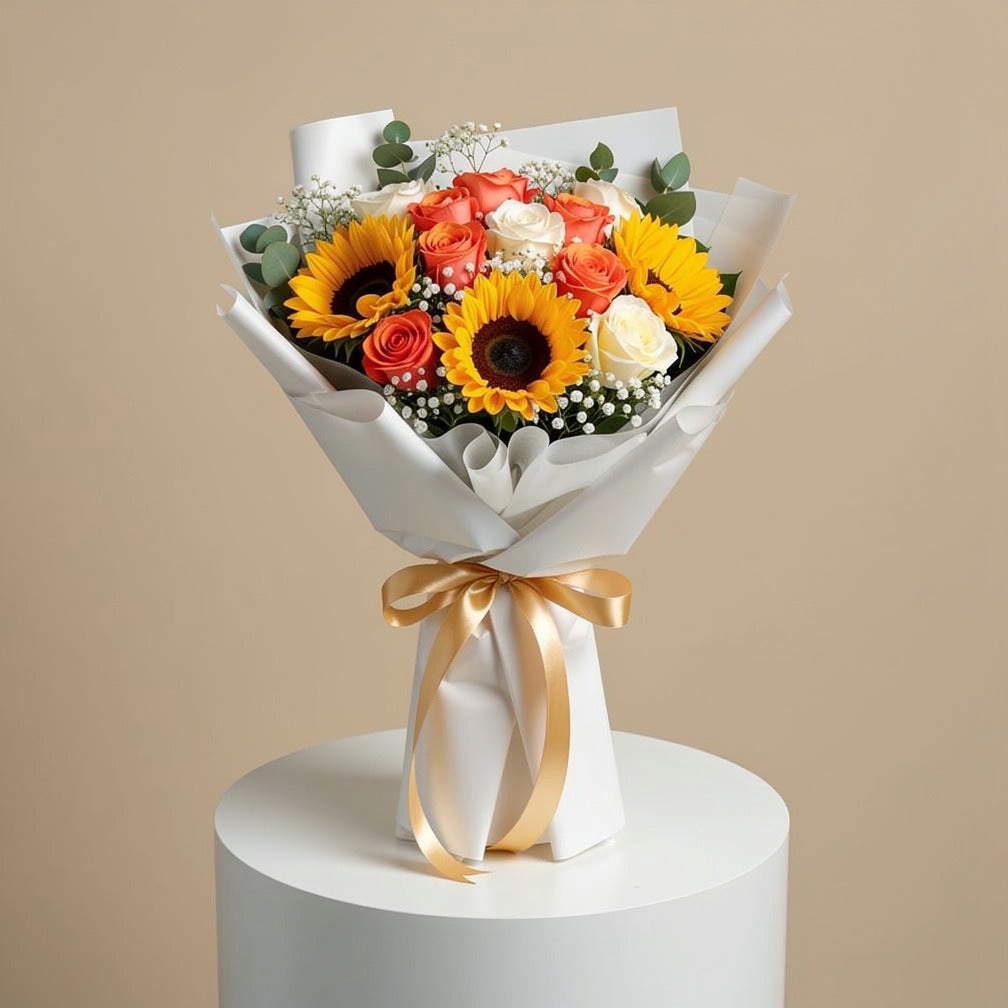 Roses & Sunflowers Bouquet