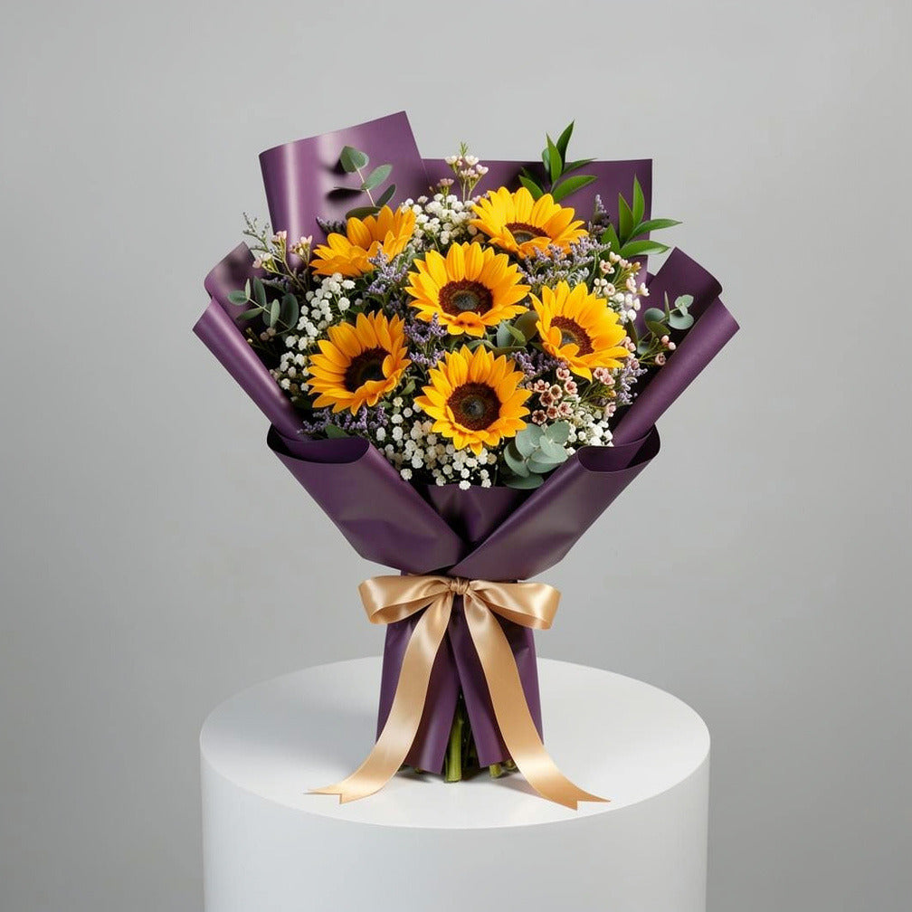 Sunshine Eid Bouquet of 6 Sunflowers