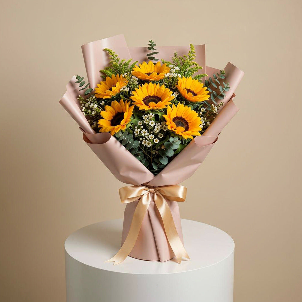 Teacher’s Day Sunshine Sunflower Bouquet