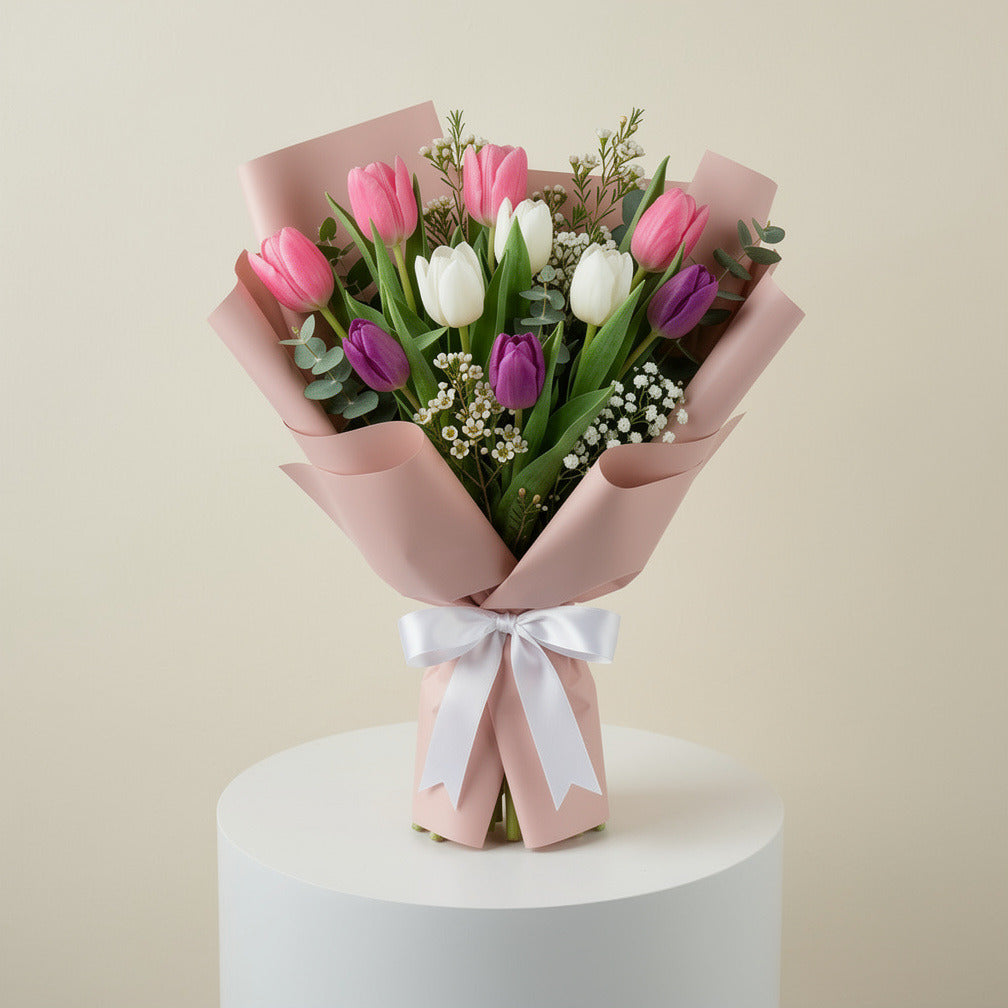 Women’s Day Elegant Tulip Bouquet